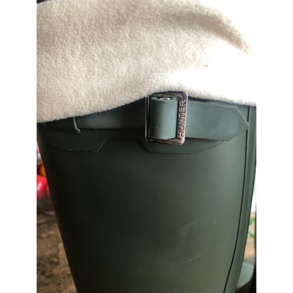 NWOT Women’s Hunter green tall rain boot - Picture 3 of 6